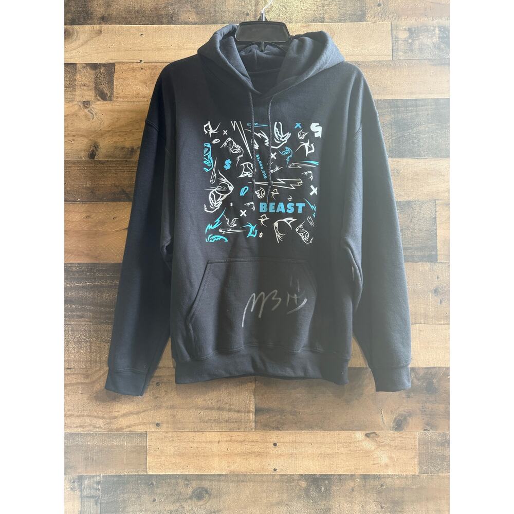 Mr. Beast 1Million Subscriber Live-Stream Limited Edition Signed Hoodi